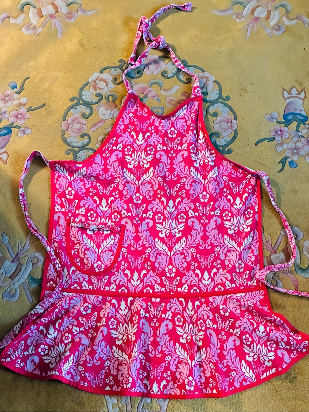 Melissa Anne Designs Cotton Butterfly Apron XL